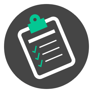 Patient forms icon for online veterinary forms and appointment preparation